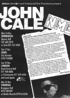John Cale 1992-11 UK tour flyer (back)