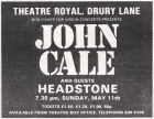 Ad for the show at the Theatre Royal, Drury Lane in London