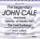 Ticket for the Cardiff show - thanks: Gary Fox