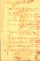 Jack The Ripper lyrics sheet