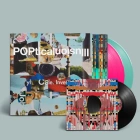 Cover art for the POPtical Illusion limited vinyl version with bonus 7" inch and twirling paper