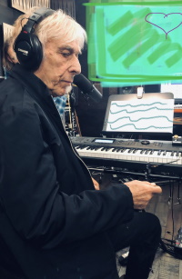 John Cale in his home studio 2024