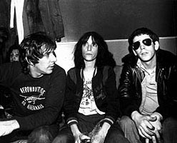With Patti Smith and Lou Reed