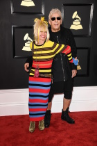 With Betsey Johnson at the Grammmys