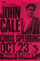 Poster for the Pine Street, Seattle show 1986-10-23