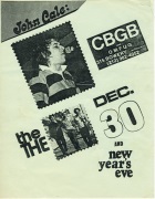 Poster for the last two shows of the 5-nights stand at CBGB's 1978-12-27_31