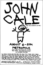 Poster for the Metropolis, Seattle show 1983-08-06