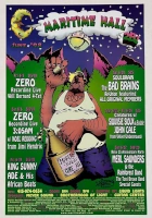 Poster for the shows at the Maritime Hall in San Francisco - June 25-26, 1998