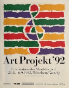 Program for Art Project in Munich - September 6, 1992