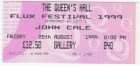 Ticket Stub Edinburgh 1999-08-20