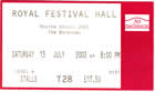 London 2002-07-13 show ticket - Thanks: Gary Fox