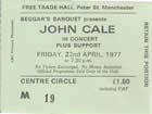 Manchester 1977-04-22 show ticket - Thanks: Gary Fox