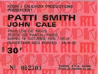 Paris 1976-10-19 show ticket - Thanks: Gary Fox